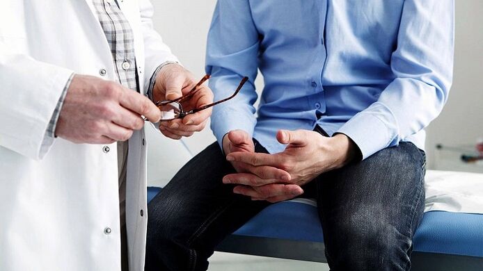 rinvio a uno specialista per la prostatite