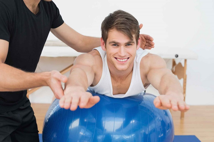 esercizi su fitball per prostatite
